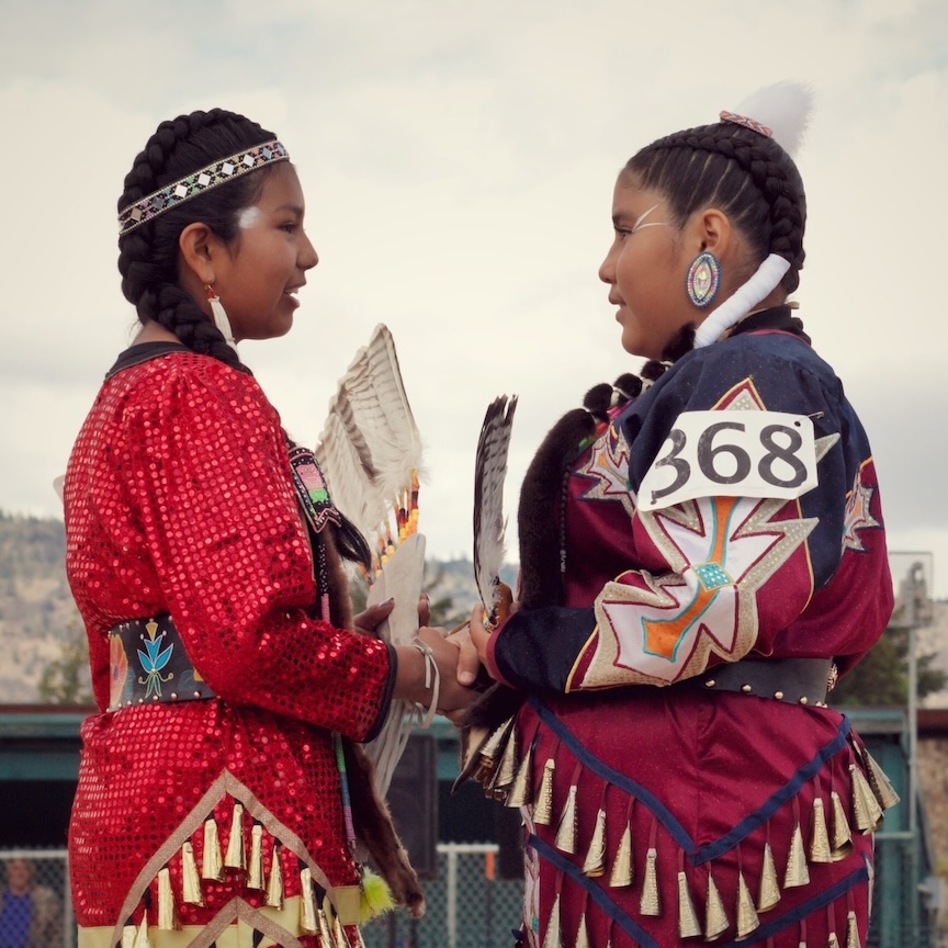 Young dancers at the Susanville Indian Rancheria Powwwow